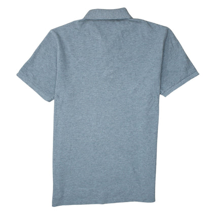Puma Men's Grey Cotton Polo Shirt Size M Short Sleeve Classic Fit