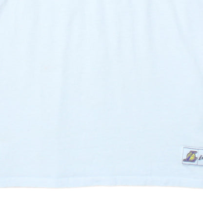 NBA Boys White Los Angeles Lakers LeBron James 12-13 Years Graphic T-Shirt