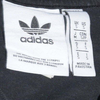 Adidas Womens Black T-Shirt Small Short Sleeve Crew Neck Sports Top