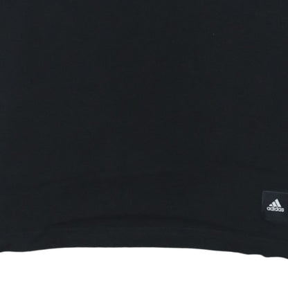 Adidas Men's Black Paris Graphic Logo Short Sleeve T-Shirt Size S