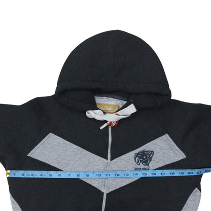 Smilodox Men's Black Full Zip Hoodie M Sports Gym Fleece