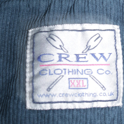 Crew Clothing Co. Men’s Blue 1/4 Zip Cotton Sweatshirt 2XL Regular Fit
