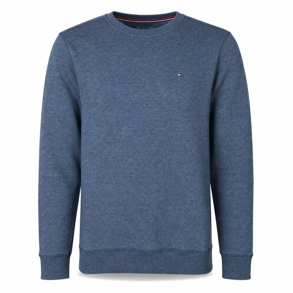Tommy Jeans Men's Blue Regular Fit Cotton Blend Sweatshirt Size S
