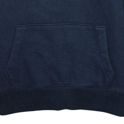 Hollister Womens Navy Blue Pullover Hoodie XS Cotton Blend Logo Must-Have Collection