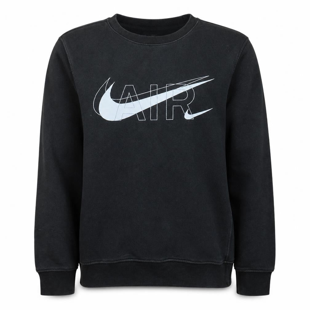 Nike Women's Black AIR Logo Pullover Sweatshirt XS