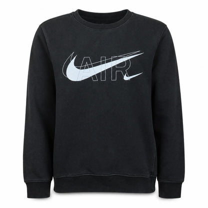 Nike Women's Black AIR Logo Pullover Sweatshirt XS