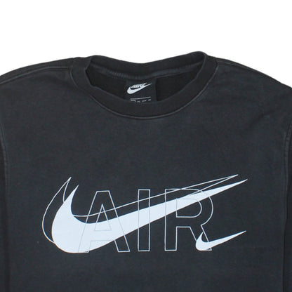 Nike Women's Black AIR Logo Pullover Sweatshirt XS