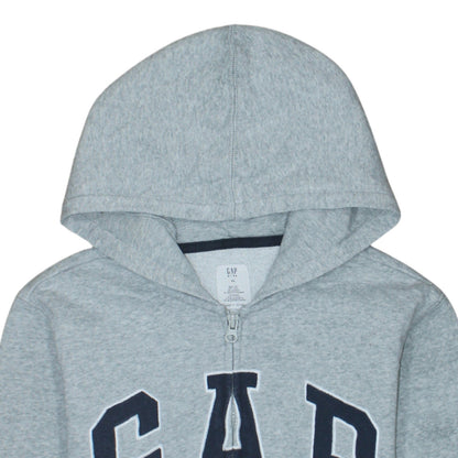 GAP Kids Boys Grey Full Zip Hoodie XL 12-13 Years Cotton Blend