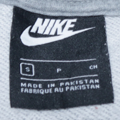 Nike Women Grey Small Crew Neck Pullover Sweatshirt