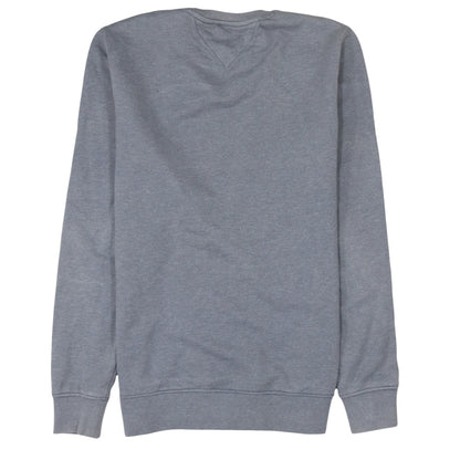 Tommy Jeans Men Grey Logo 1985 Crew Neck Sweatshirt Size M