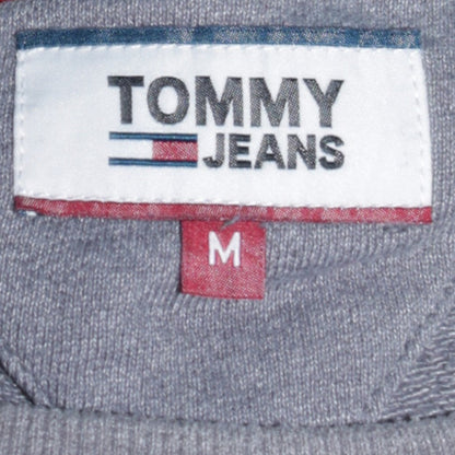 Tommy Jeans Men Grey Logo 1985 Crew Neck Sweatshirt Size M