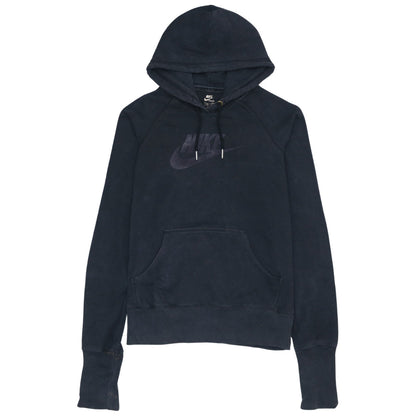 Nike Womens Black Pullover Hoodie Size S 8/10 Sportswear Logo Sweatshirt
