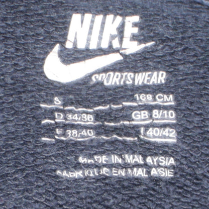 Nike Womens Black Pullover Hoodie Size S 8/10 Sportswear Logo Sweatshirt