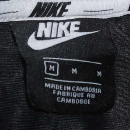 Nike Women's Black Pullover Sweatshirt Size M Logo Zip Detail