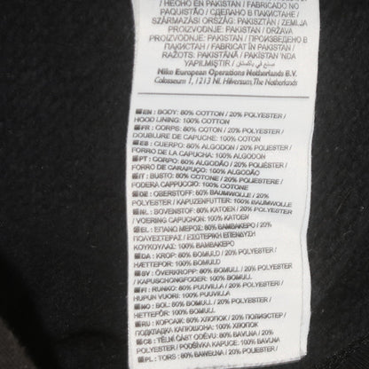Nike Men's Black Full Zip Hoodie Small Fleece Hooded Sweatshirt