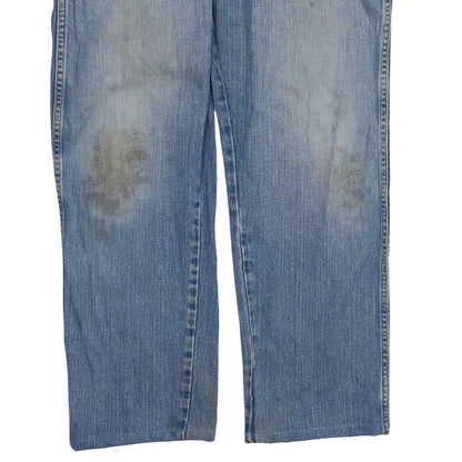 Wrangler Men's Blue Cowboy Cut Straight Fit Denim Jeans 36x34