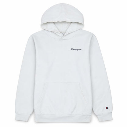 Champion Boys White Pullover Hoodie XL 13-14 Years Cotton Blend Logo Sweatshirt