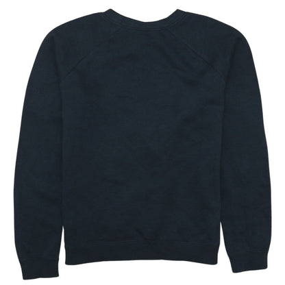 Nike Womens Black Small Pullover Sweatshirt with Logo Print
