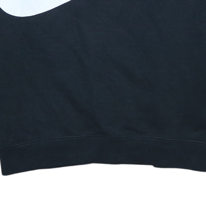 Nike Womens Black Small Pullover Sweatshirt with Logo Print