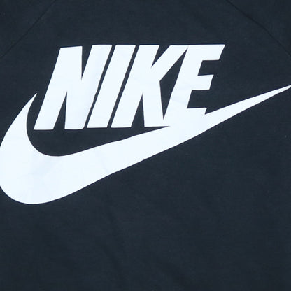 Nike Womens Black Small Pullover Sweatshirt with Logo Print