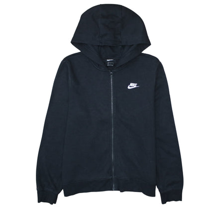 Nike Men's Black Full Zip Hoodie L Fleece Sportswear