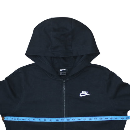 Nike Men's Black Full Zip Hoodie L Fleece Sportswear