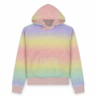 Champion Womens Multicoloured Small Pullover Hoodie Cotton Blend