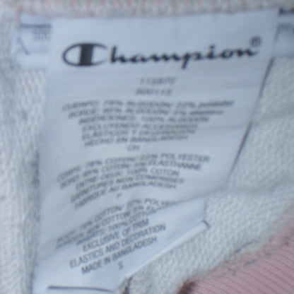Champion Womens Multicoloured Small Pullover Hoodie Cotton Blend