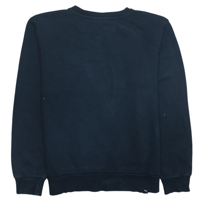Puma Womens Black XS Crew Neck Pullover Sweatshirt