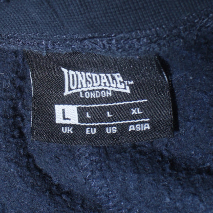 Lonsdale Men Blue Jogger Sweatpants L Regular Fit Fleece
