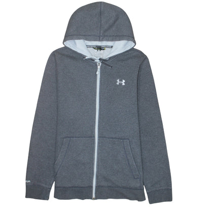 Under Armour Men's Grey Full Zip Fleece Hoodie Size M