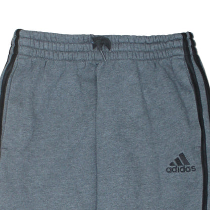 Adidas Men's Grey Jogger Sweatpants Small Elastic Waist Tapered Fit