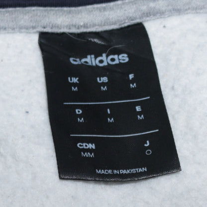 adidas Men's Grey Full Zip Hoodie Size M Sportswear
