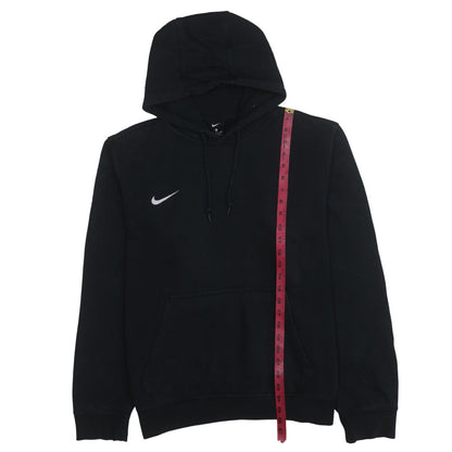 Nike Women Black XL Pullover Hoodie Cotton Blend Logo Sportswear