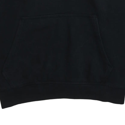 Nike Women Black XL Pullover Hoodie Cotton Blend Logo Sportswear