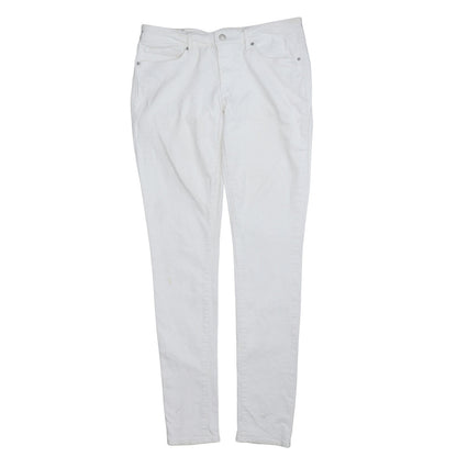 Levi's Women's White 711 Skinny Jeans Size 30 Mid Rise Denim