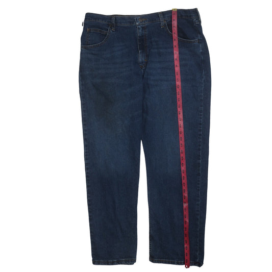 Wrangler Men Blue Regular Fit Straight Leg Denim Jeans 36x29