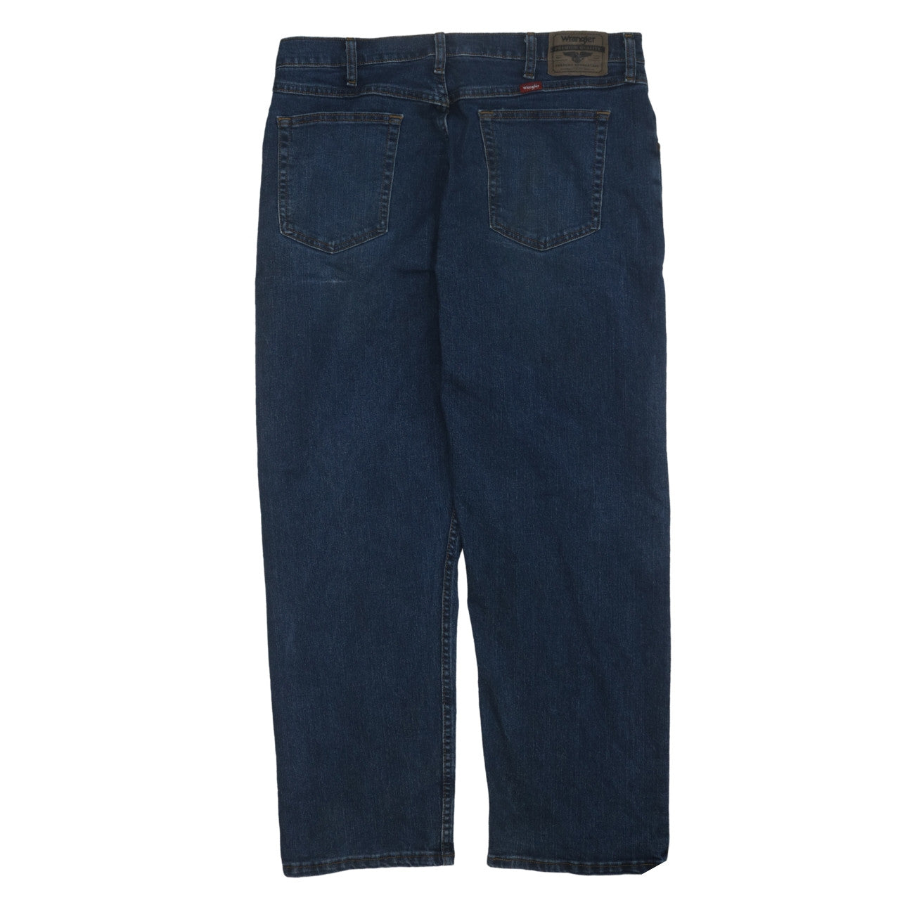 Wrangler Men Blue Regular Fit Straight Leg Denim Jeans 36x29