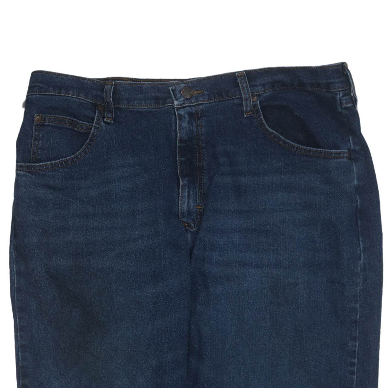 Wrangler Men Blue Regular Fit Straight Leg Denim Jeans 36x29