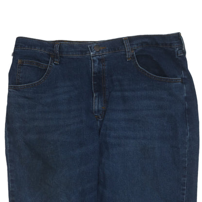 Wrangler Men Blue Regular Fit Straight Leg Denim Jeans 36x29