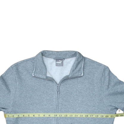 Puma Men’s Grey Full Zip Sweatshirt Size M Regular Fit