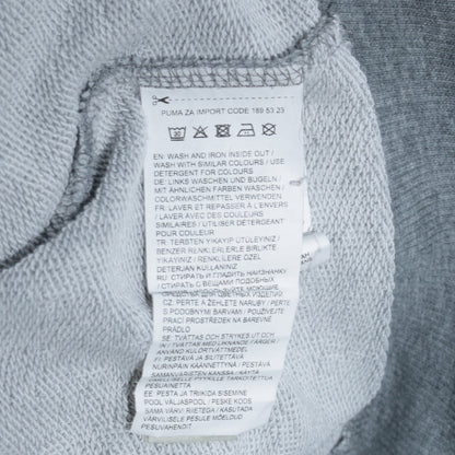 Puma Men’s Grey Full Zip Sweatshirt Size M Regular Fit