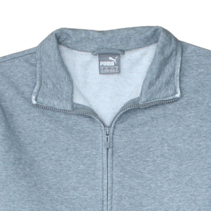 Puma Men’s Grey Full Zip Sweatshirt Size M Regular Fit