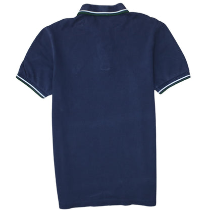Fred Perry Men's Blue Slim Fit Cotton Polo Shirt Size S