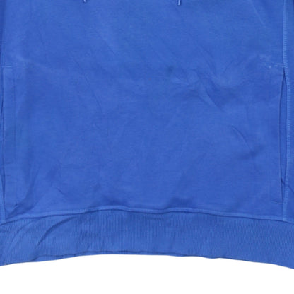 Adidas Men's Blue Hooded Pullover Sweatshirt Small