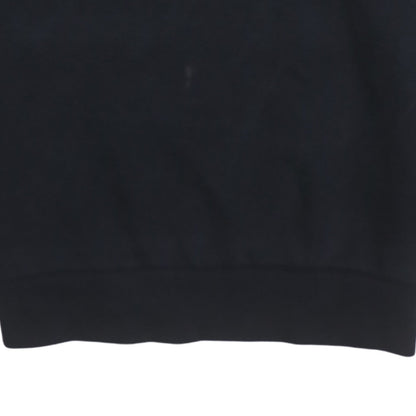 Adidas Men's Black Small Pullover Crew Neck Fleece Sweatshirt