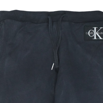 Calvin Klein Jeans Women's Black Jogger Trousers S Fleece Logo