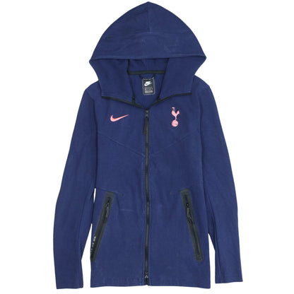 Nike Men's Blue Full Zip Hoodie XS Tottenham Logo Sportswear