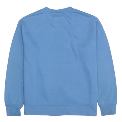 Disney Women Blue Stitch Aloha Sweatshirt Size S Regular