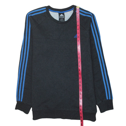 Adidas Men's Black L Crew Neck Pullover Sweatshirt